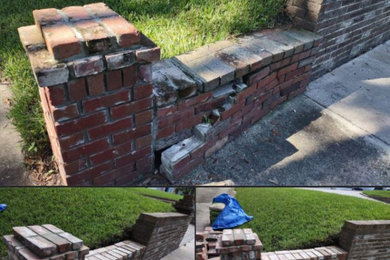 Brick Wall rebuild (Masonry repair)