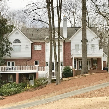 Marietta back of house makeover golf course home