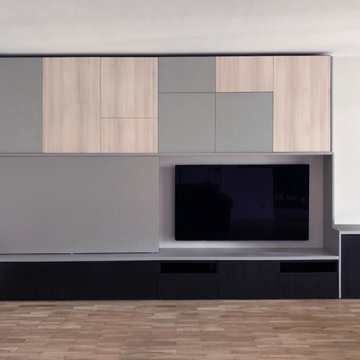Réunion de deux appartements à Courbevoie