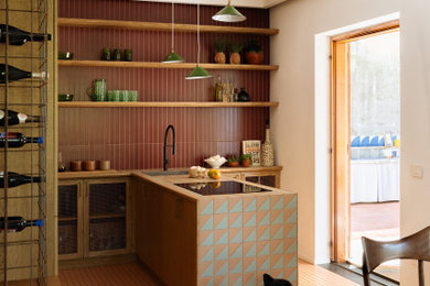 Immagine di case e interni boho chic