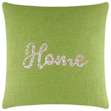 Sparkles Home Shell Home Pillow - 20x20" - Lime