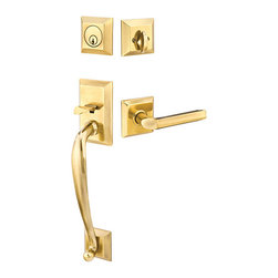 Emtek 4413 Franklin Brass Tubular Entry Set - Products
