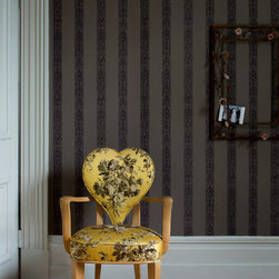 Rajah Stripe BP 3804 - Wallpaper