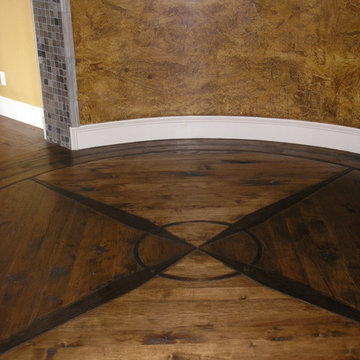 Hand Scraped Character Hickory Show Home