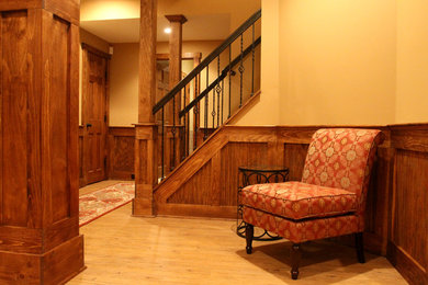 Example of a classic basement design in New York