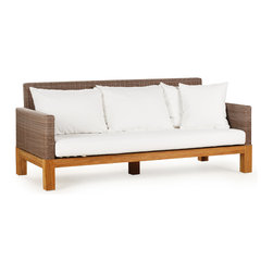 Wintons Teak Pierson Loveseat - Outdoor Lounge Furniture