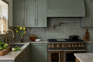 Kitchen - transitional kitchen idea in Chicago