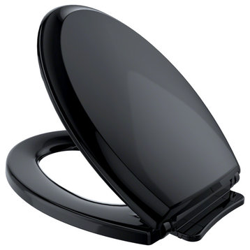 TOTO Guinevere SoftClose, Elongated Toilet Seat and Lid, Ebony