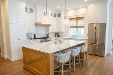 Inspiration for a transitional kitchen remodel in Other