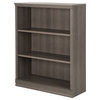South Shore Morgan 3-Shelf Bookcase, Gray Maple