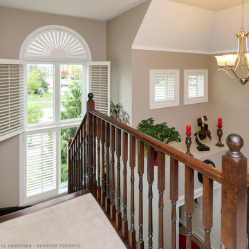New Windows in Beautiful Stairway - Renewal by Andersen Greater Toronto Area