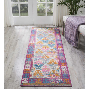 Nourison Passion Ivory Area Rug, 2'2"x7'6" Runner