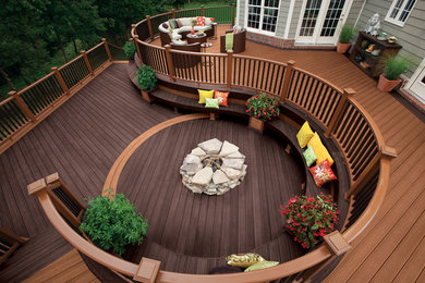 Example of a deck design in Calgary