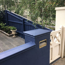 Heritage Dark Navy Blue with Red Brick