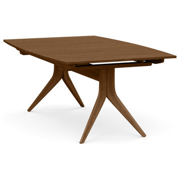 Copeland Catalina Trestle Extension Table, Natural Walnut, 40x66