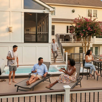 Multi-Level Deck, Screened Porch & Swim Spa
