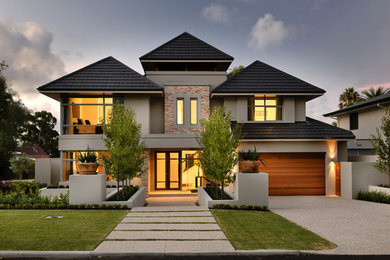 Example of a zen home design design in Other