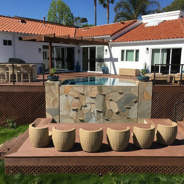 Large Tustin Pool Deck