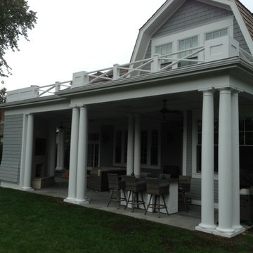 Porch Remodeling Project - Swainwood Dr Glenview, IL