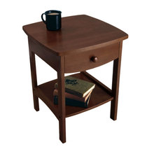 Nightstand/side table for guest/TV room