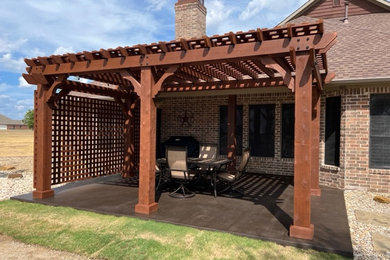 Example of a patio design in Austin