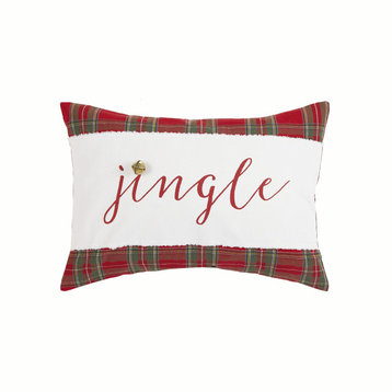 Jingle Embroidered Pillow