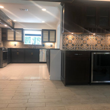 Stunning Modern Kitchen Remodel Done in a Midnight Color