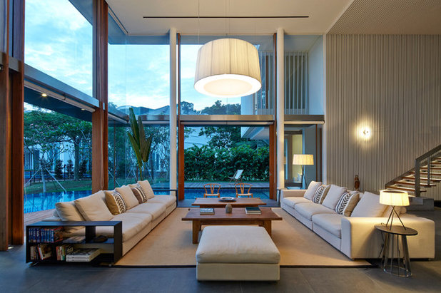 Современный Гостиная by Greg Shand Architects