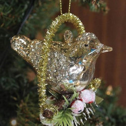 Turtle Dove's Perch Ornament - Christmas Ornaments
