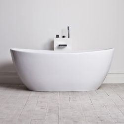 Lusso Stone Soho Stone Resin Solid Surface Freestanding Bath 1630 - Baths