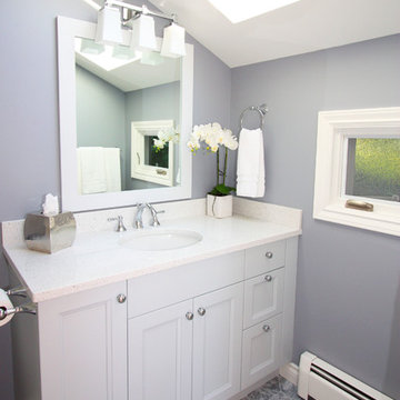 Chevron Marble Bathroom
