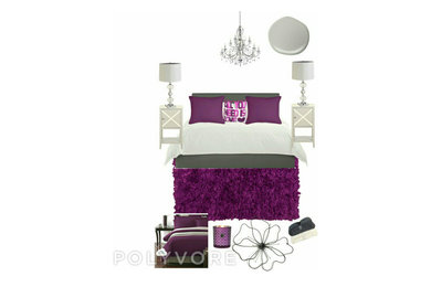 Inspiration for a modern bedroom remodel in Chicago
