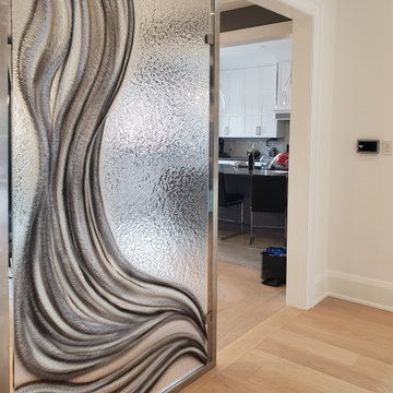 Decorative Glass Divider
