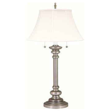 House of Troy 30.25" Pewter Table Lamp - N651-PTR