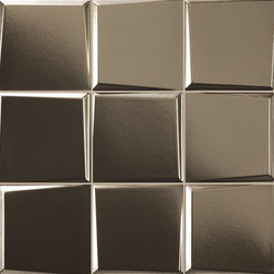 3-Dimensional Feature Tiles - Pattern Antracita - Mosaic Tiles