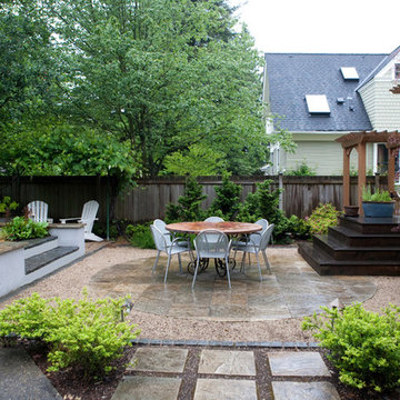 Circles and Squares in the Garden