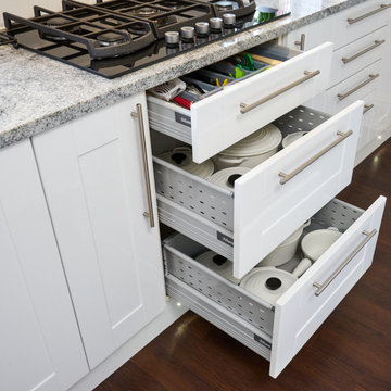 Approved Used Kitchen, Wickes Shaker with Island, AEG Appliances