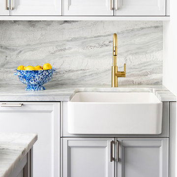NYC White Kitchen | Rutt Cabinetry | MCK+B