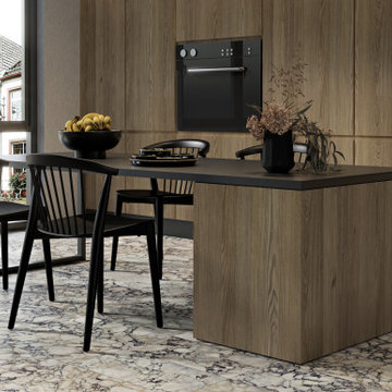 Calacatta Picasso Marble Collection | Luxury Veined Marble Look Tiles for Floor