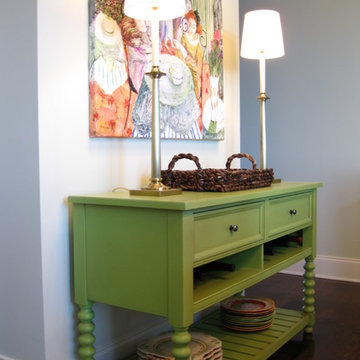 Daniel Island Breakfast Room after- the Apple Green Buffet is cheery and invitin