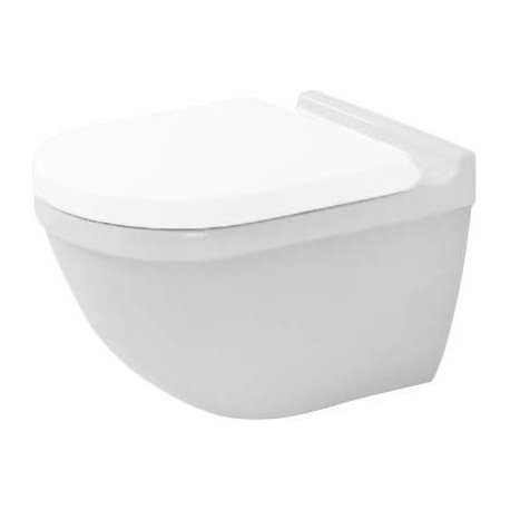 Duravit Starck 3 Wall Mounted Toilet Bowl 14 1/8"x21 1/4" Dual Flush, White