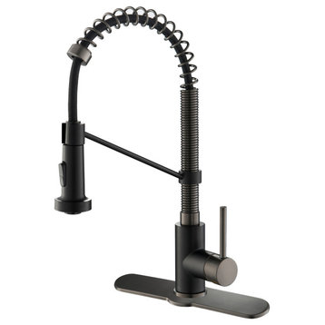 Kraus KPF-1610MBSB Bolden™ Pull-Down Kitchen Faucet In Black Stainless