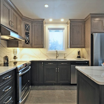 Ottawa Two-tone transitional kitchen Omega