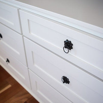 White Closet with Built-Ins