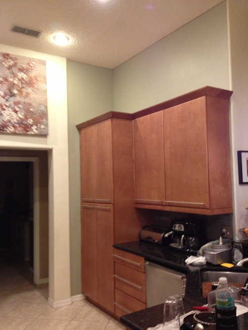What To Put Above Kitchen Cabinets In A Tall Kitchen