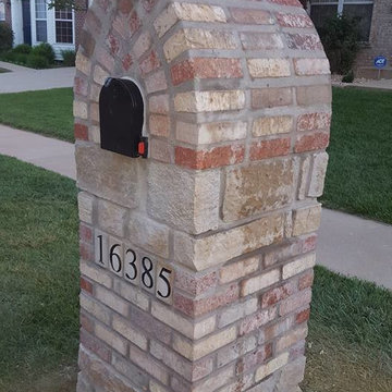 Stone and Brick Mailbox in Florissant, Mo