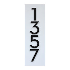 House Number Listing is for 1 No Black Gloss Century Font Flat Finish