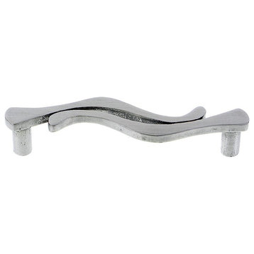 Curves Cabinet Hardware Pull, Charcoal