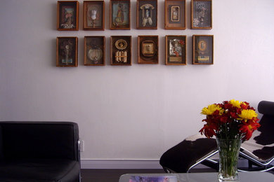 Example of a trendy living room design in San Francisco