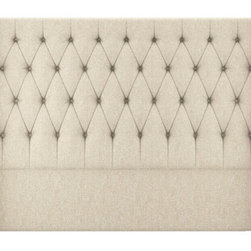 Stella Queen Size Winged Bed Head - Headboards